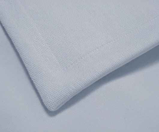 French Terry Baby Blanket (Stone Blue) - Live Good - Organic ...
