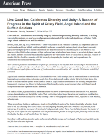 American Press, Celebrating Diversity and Unity Article