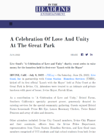 In the Headline Entertainment Article