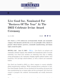 In the Headline Entertainment A Celebration of Love and Unity Article
