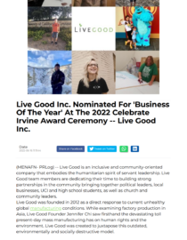 MENAFN Business of the Year Article